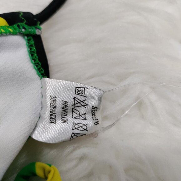 C.J.L Flag-Inspired Triangle Sexy Cheeky Bikini Set Y2K Size 5, NWT - Picture 6 of 11